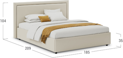 Кровать двуспальная Паола 160х200 Модель 1201