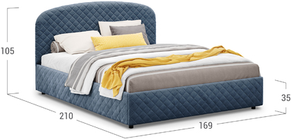 Кровать двуспальная Аллегра 160х200 Модель 1204