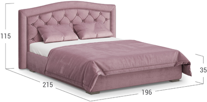Кровать двуспальная MOON 1001а