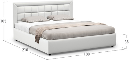 Кровать двуспальная Noemi New 180х200 Модель 1222